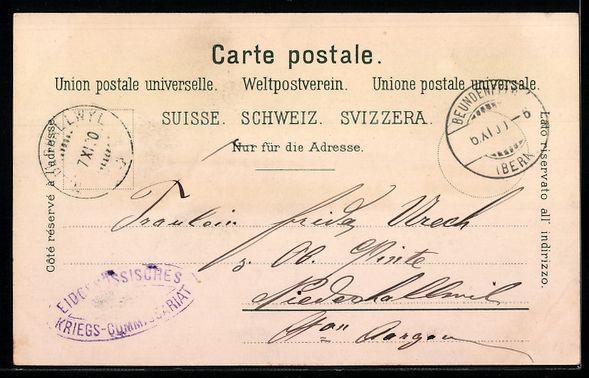 Cartoline postali: Lithographie Bern, Bundeshaus – Usato da Berlin venduto da bartko-reher 1