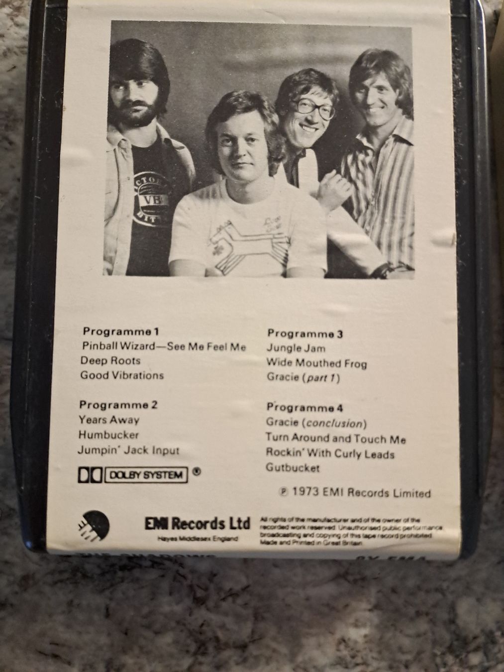 Cassettes audio: 3 Stk. 8 Spur-Kasstten THE SHADOWS – D'occasion à Uetendorf par Essiggurken 1