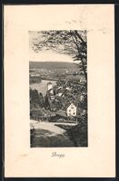 AK Brugg, Blick auf den Ort, 1909