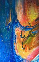 Acrylbild Nr. 6810, Grösse 20x30cm, Handgemaltes Unikat