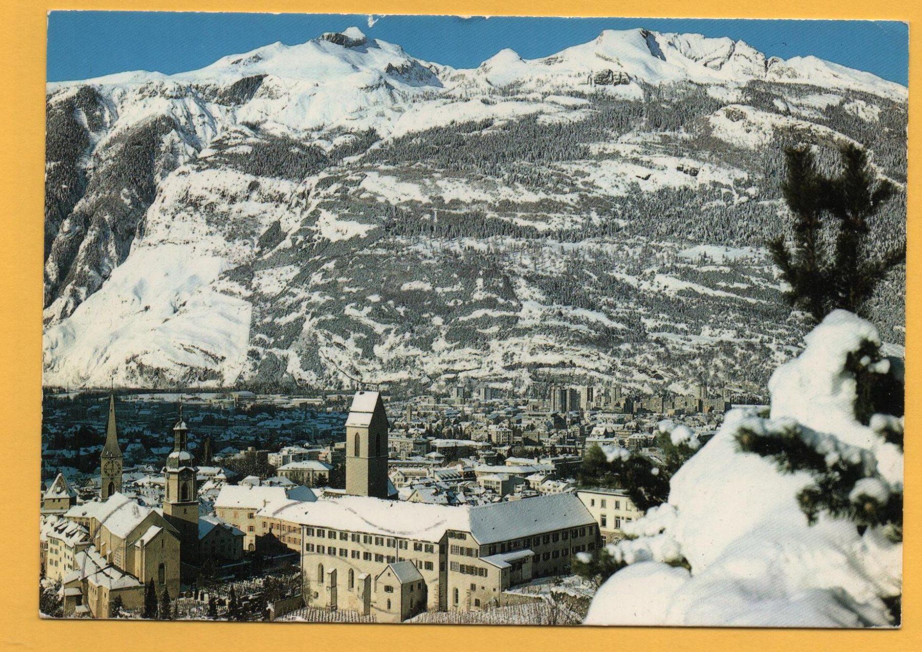 Cartoline postali: CHUR mit dem Calanda – Usato da Jona venduto da philajona