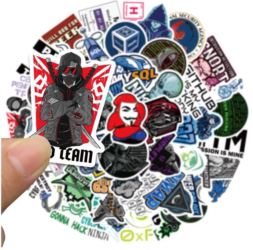 Sticker: hacken hacker Computer Laptop DDOS Windows 50 tlg Stickerset – Nuovo e nell'imballaggio originale da Dättlikon venduto da easythings 4