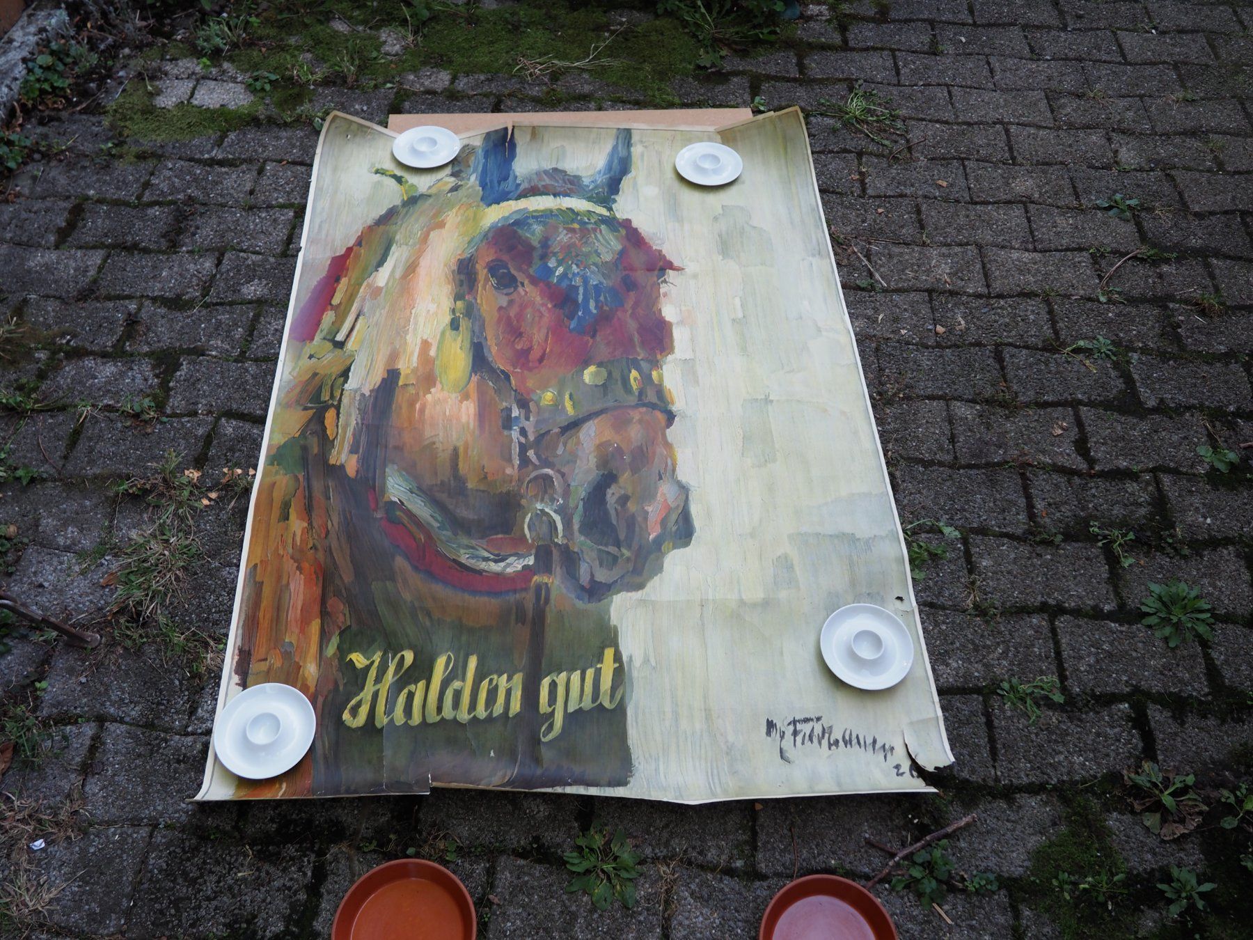 Poster & Bilder: Bierreklame: Plakat Haldengut – Defekt aus Schänis von Lobelie1
