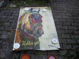 Bierreklame: Plakat Haldengut