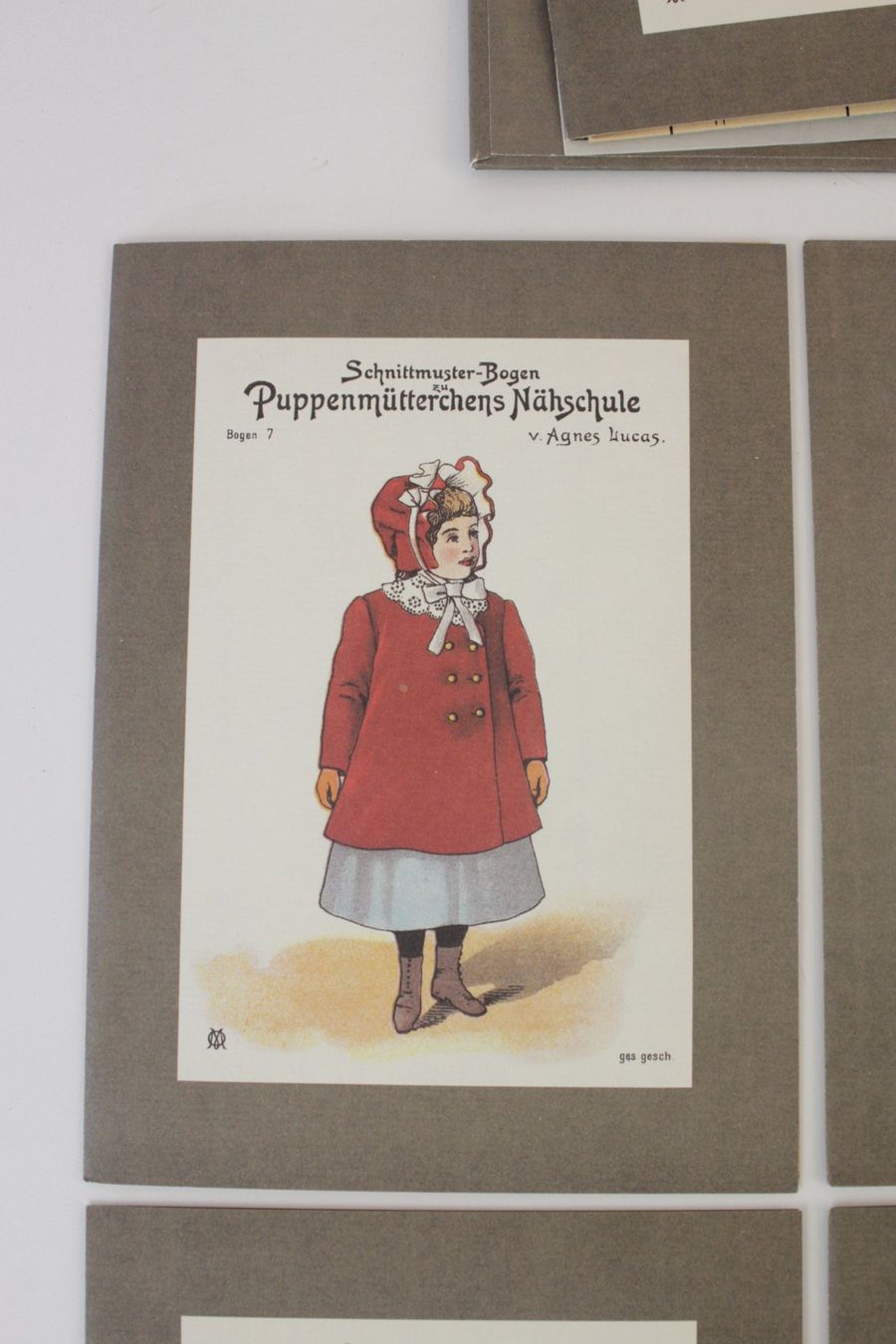 Cartamodelli: Vintage Puppen Schnittmuster Agnes Lucas Nähschule – Usato da Basel venduto da IRMAundFRED 8
