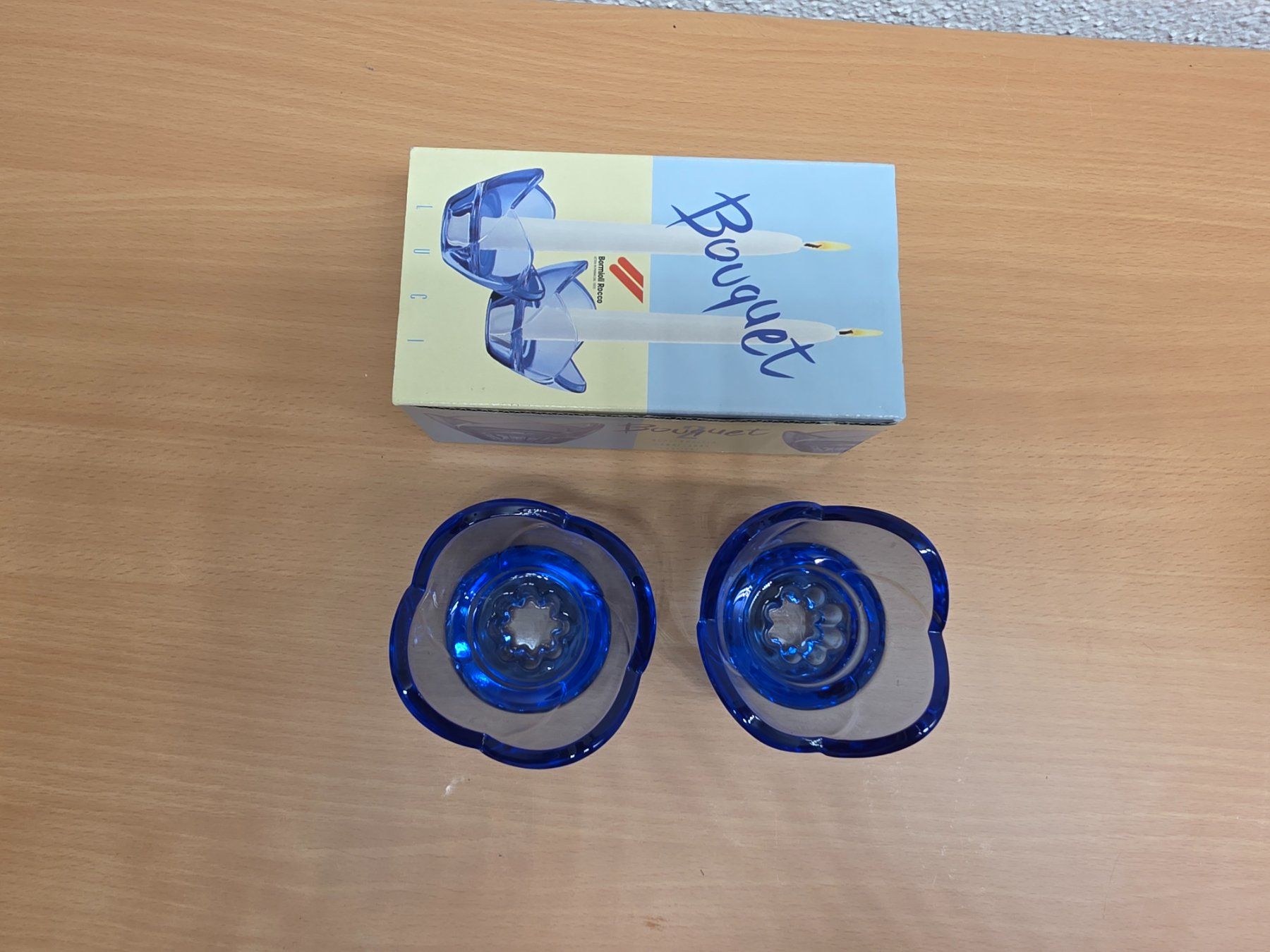 Portacandele: Kerzenhalter aus Glas (2 Stk) /1 – Nuovo (secondo la descrizione) da Nebikon venduto da Japostyle 2