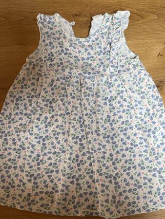 H&M Kleid Gr. 92 Blumenmuster Sommerkleid Top Zustand!