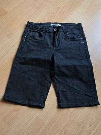 Schwarze JEWELLY Sommer Shorts, Grösse 36