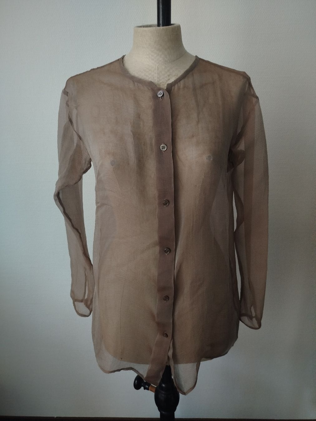 Blusen: Transparente Seidenbluse /Jäckchen – Gebraucht aus St. Gallen von jbu_ns6v 1
