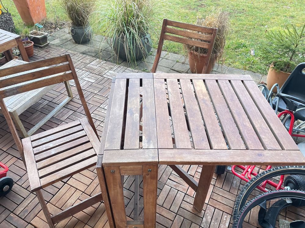 Gartentisch Beschichtung Reparieren