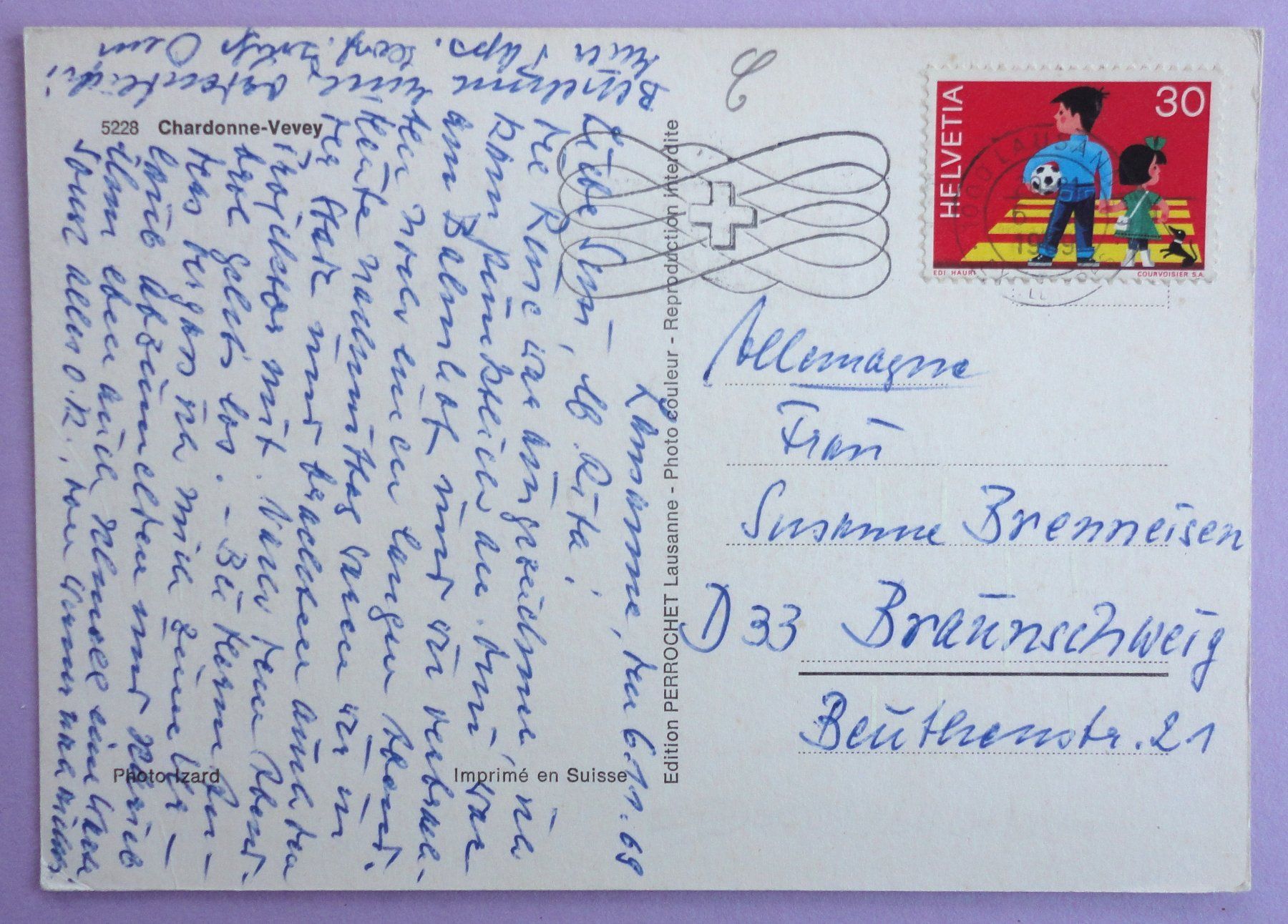 Cartes postales: Chardonne-Vevey – D'occasion à Fétigny par Billy2miny 1