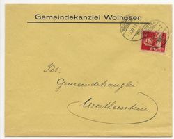 1919 Wolhusen Gemeindekanzlei nach Werthenstein Gemeinde