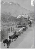 St. Moritz - Pferdeschlitten - Repro