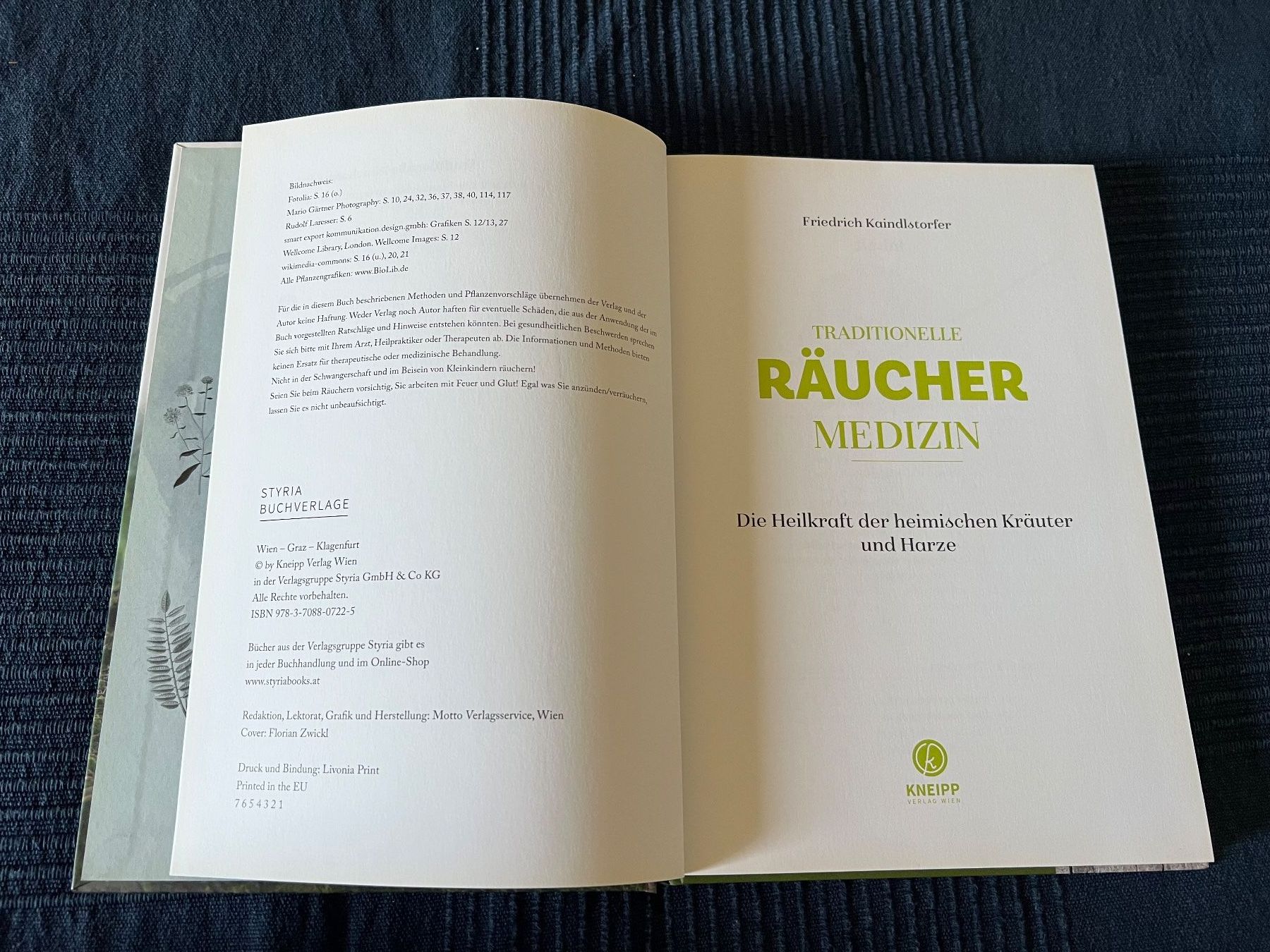 Libri: Friederich Kaindlstorfer: Räuchern Medizin – Usato da Steffisburg venduto da 9MOMO5 2