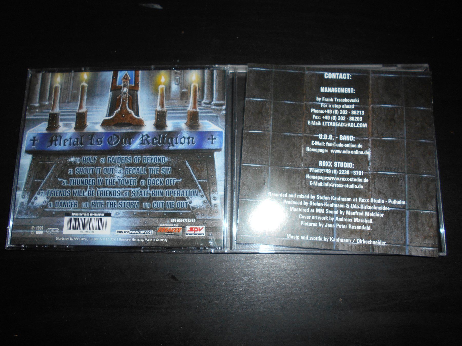 CDs: U.D.O. – Holy / 1999 – D'occasion à Aarberg par witchhunter01 1