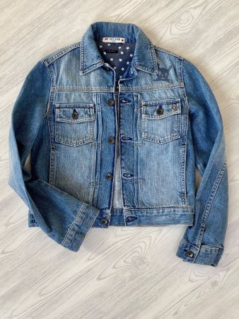 Coole Mädchen- Jeansjacke IKKS Gr.138