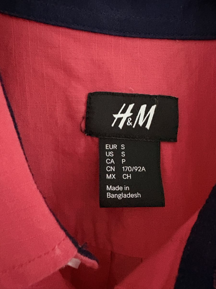 H&M Camicie: Herren Kurzarmhemd rot Baumwolle – Usato da Luzern venduto da ale_v5qn 1