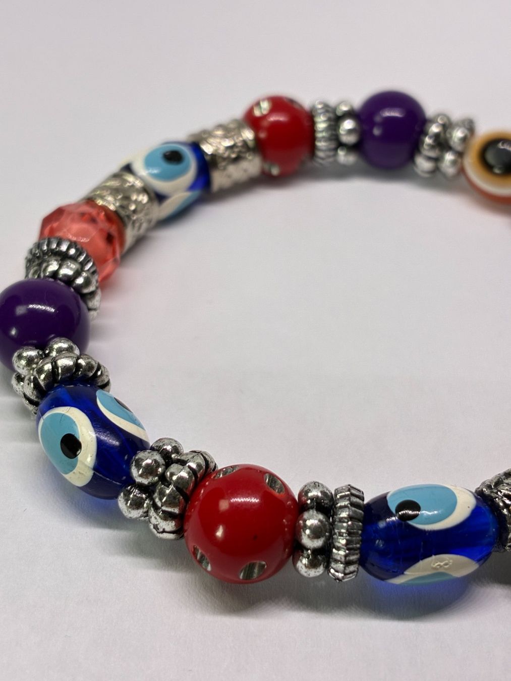 Bracciali & Braccialetti: Farbenfrohes Boho-Armband mit Nazar-Perlen – Nuovo (secondo la descrizione) da Finstersee venduto da Small-Daily-Rituals 1
