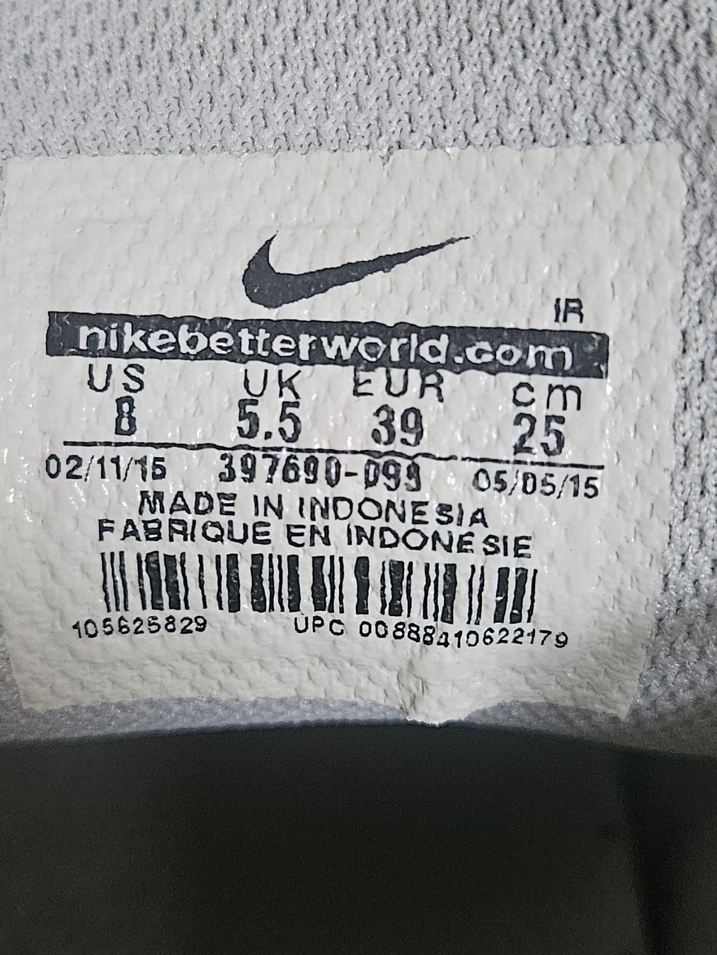Nike Damenschuhe: Baskets Nike Air Max, blanc, taille 39, état usagé – Gebraucht aus Mervelier von adeko1972 4