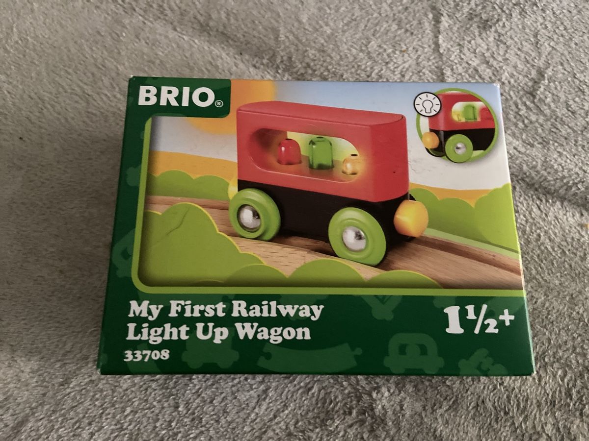 Brio Spielzeuge: BRIO Leuchtwaggon My First Railway 33708 – Neu und originalverpackt aus Therwil von Schneefra1