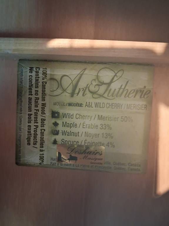 Musikinstrumente: Art & Lutherie Wild Cherry – Gebraucht aus Palézieux-Village von RaphH 3