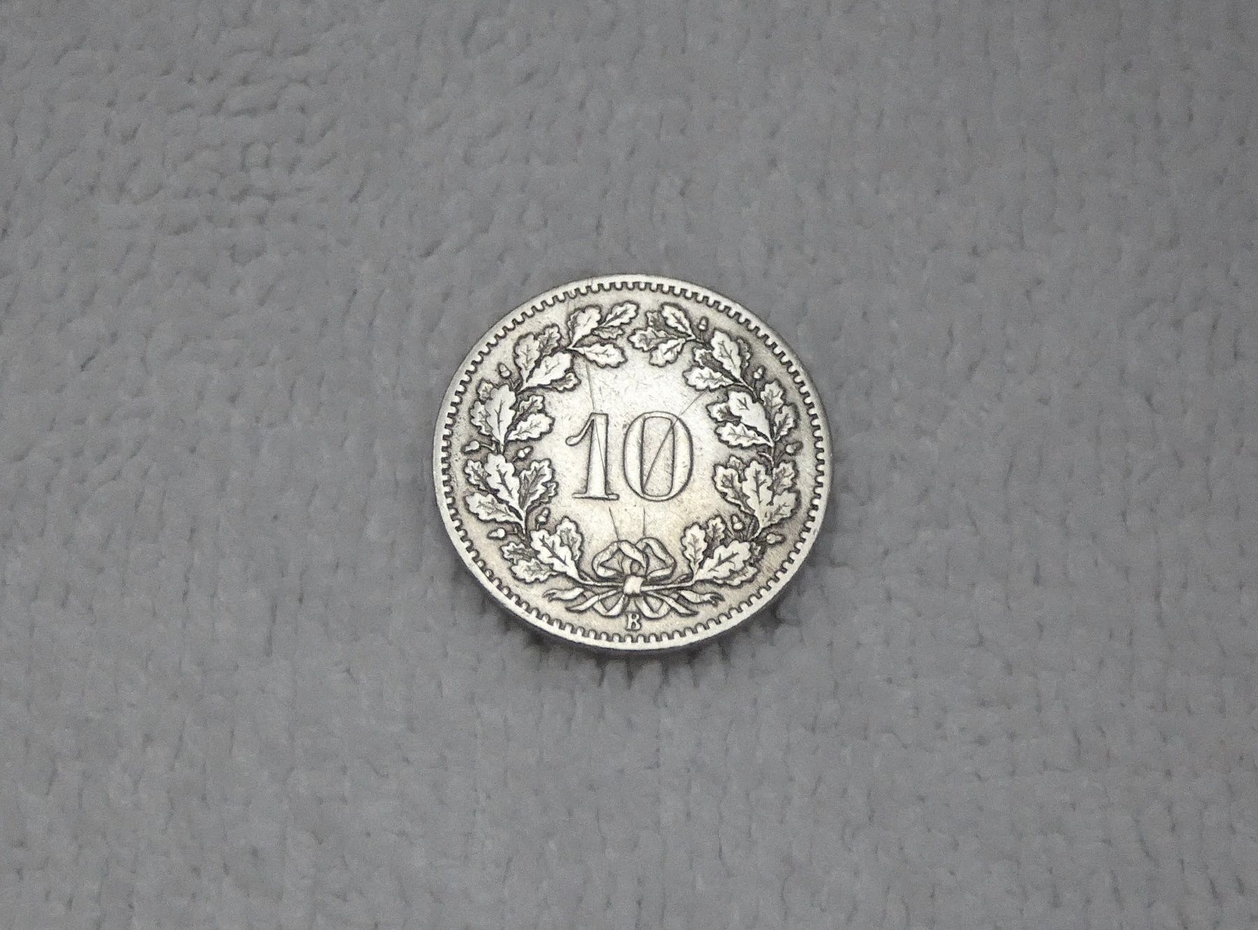 Tutti le monete: 10 centimes/rappen 1885 – Usato da Nyon venduto da Ilmi09 1