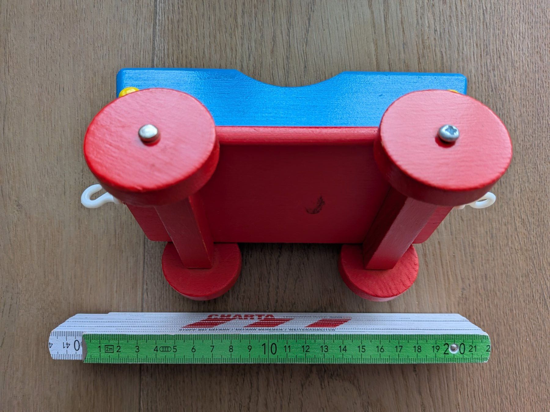 Giocattoli: 4-teilige Holzeisenbahn ca. 80cm – Usato da Port venduto da gecotom 7