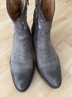 Regent Stiefeletten Gr.38 mit Blumenmuster, Top!