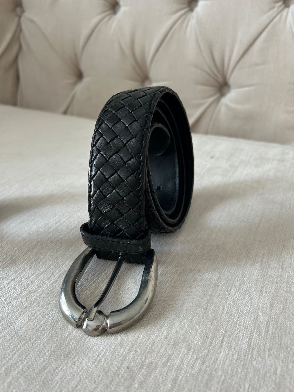 Cinture: Laurel black leather belt – Usato da Rüschlikon venduto da Tey_sl 1