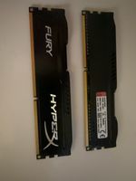 Kingston HyperX Fury Black DDR3 – 8 Go total – 2 × 4 Go – 16
