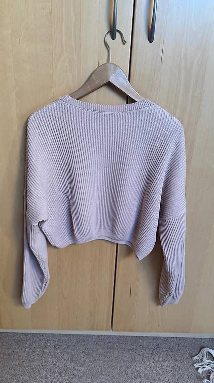 Maglioni & Felpe: Nachhaltiger Damen-Crop-Pullover in rosa – Usato da Schwarzenburg venduto da Ella124 1