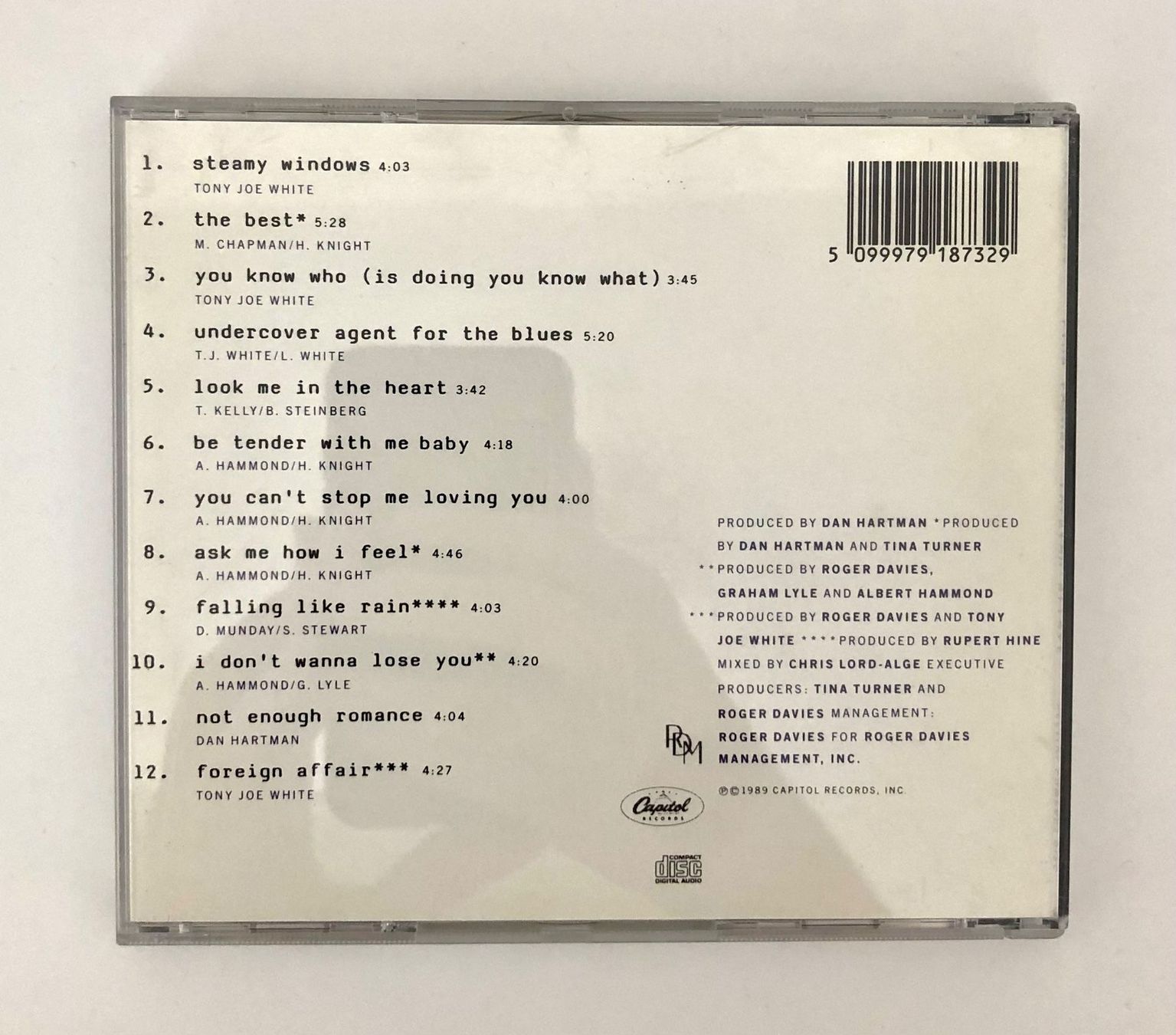 CD: Tina Turner CD Foreign Affairs – Usato da Inwil venduto da TheSwissEagle 1