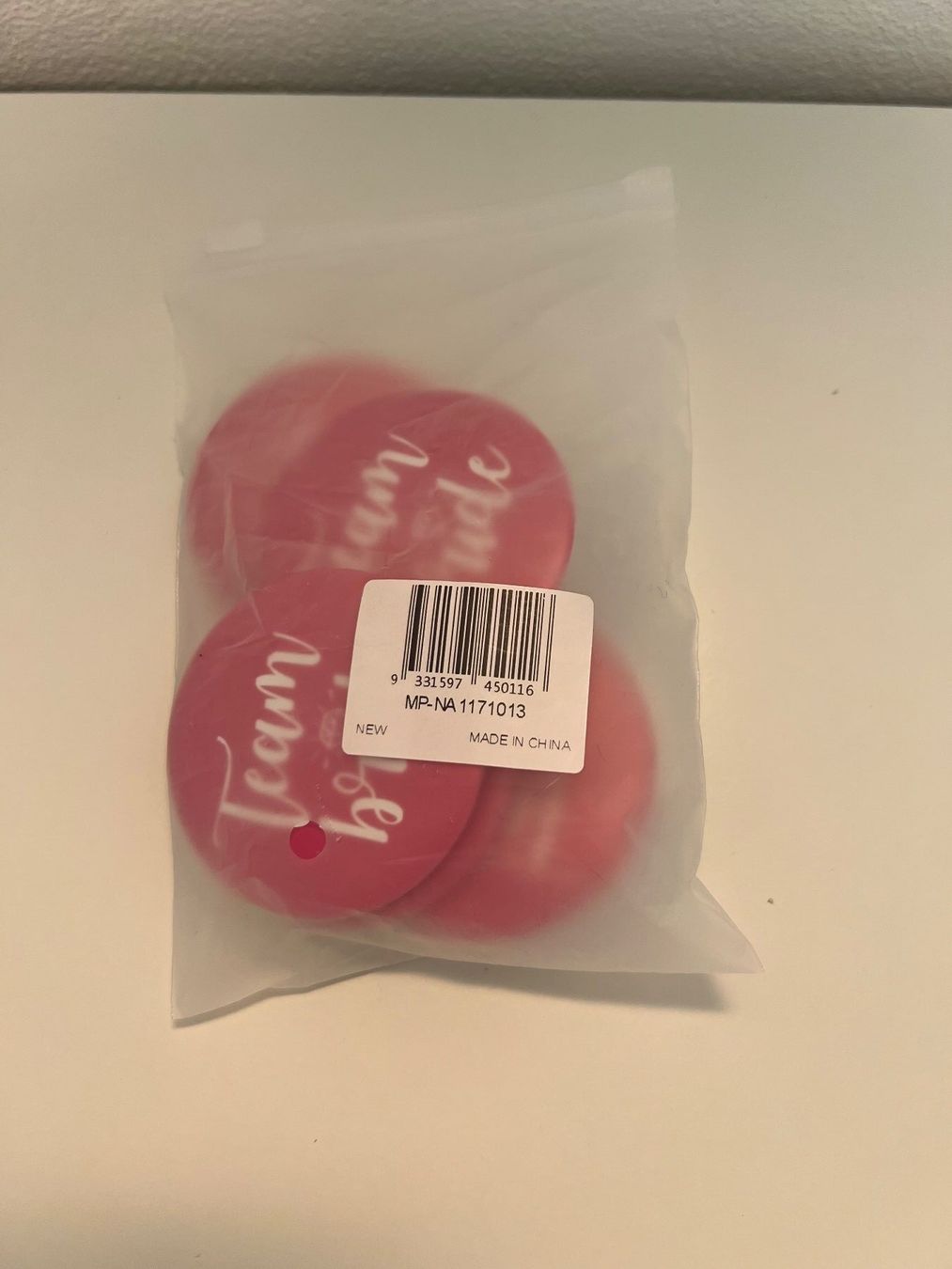 Broschen & Nadeln: Pin Bride & Team Bride Anstecker Polter Junggesellinnen – Neu und originalverpackt aus Vaduz von NotNeeded 7