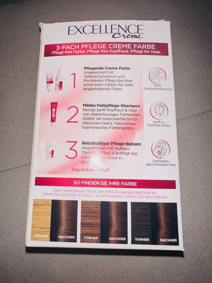 Tinte: Loreal Excellence Hararfarbe NEU Braun  4 – Nuovo e nell'imballaggio originale da Fällanden venduto da LetiRobi 1