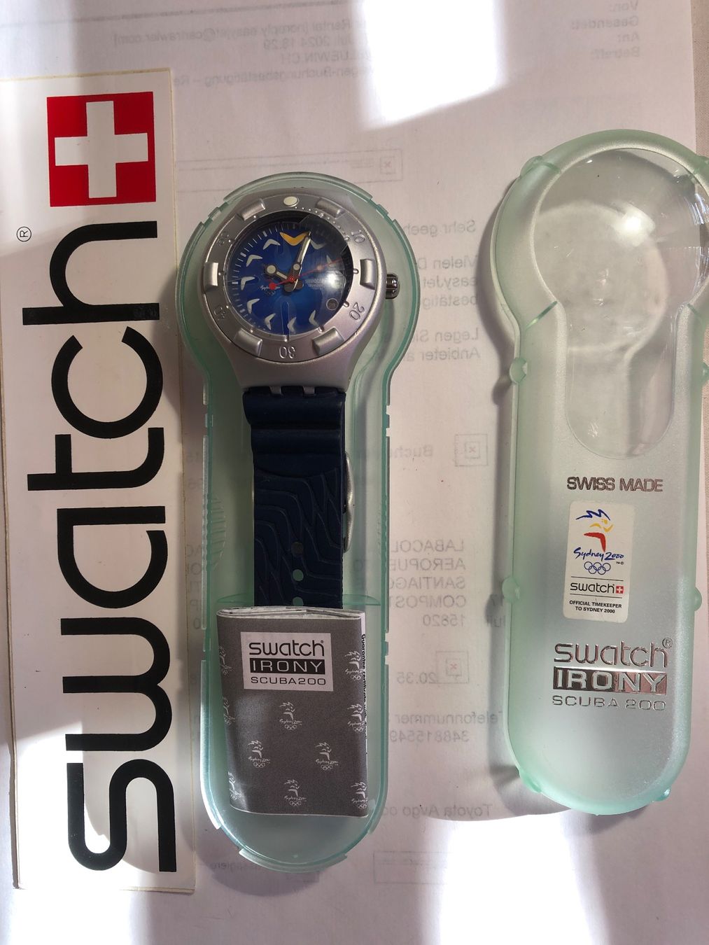 Swatch Orologi: Swatch Irony Scuba 200 THOLOS – Nuovo e nell'imballaggio originale da Biel/Bienne venduto da winnertaco 1