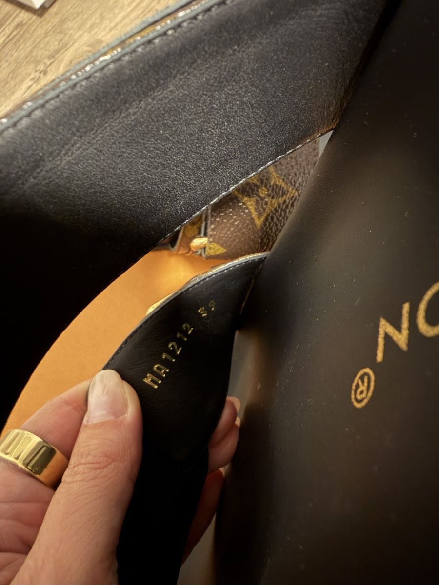 Louis Vuitton Damenschuhe: Louis Vuitton Bom Dia Pantolette Gr. 39 – Neu (gemäss Beschreibung) aus Seengen von kasibe20 3