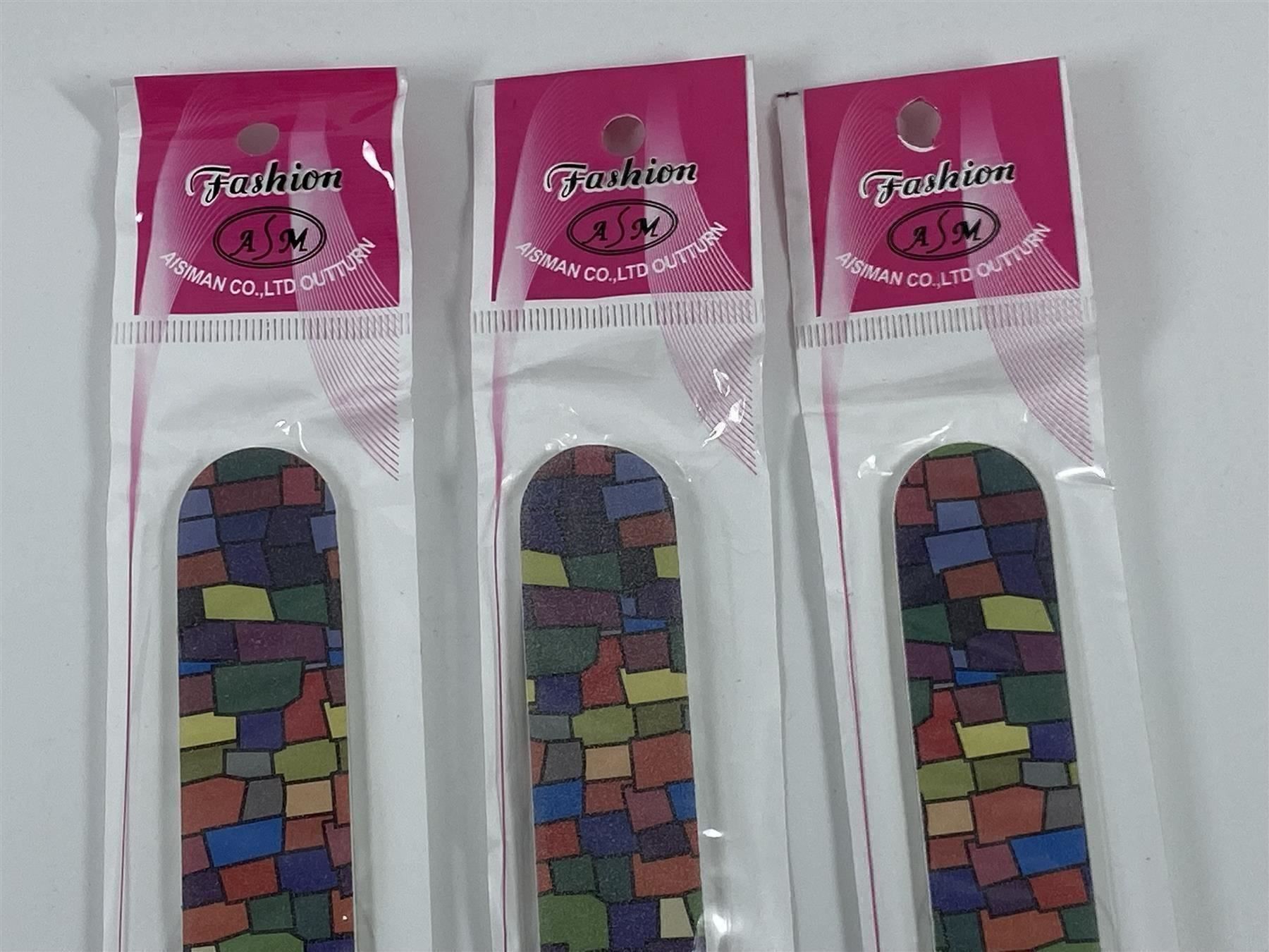 Nagellack: 3 Nagelfeilen mit Modern Style Motiv – Neu und originalverpackt aus Langwiesen von rtWebshop