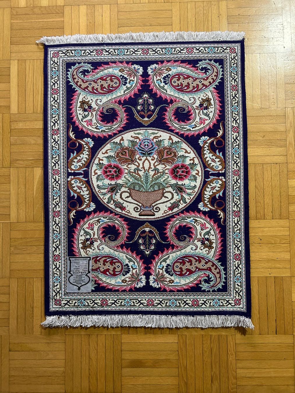 Tappeti: Herrlicher persischer Ghom Seidenteppich 80x60cm – Usato da Root venduto da msshop 1