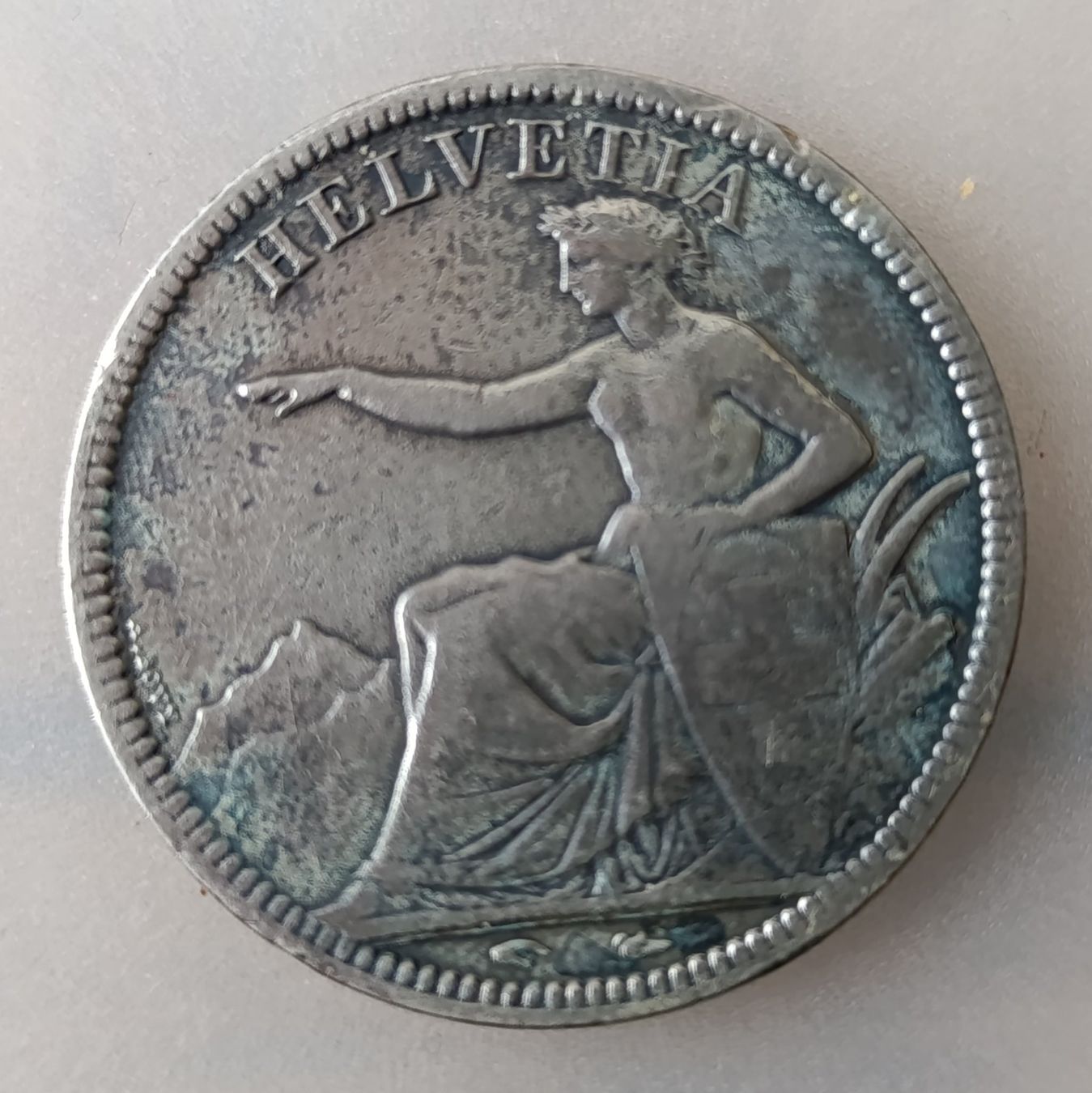 Tutti le monete: Fünfliber 1850 – Usato da Zollikofen venduto da Mukipun 1
