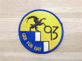 Badge Geb Füs Bat 93 blau