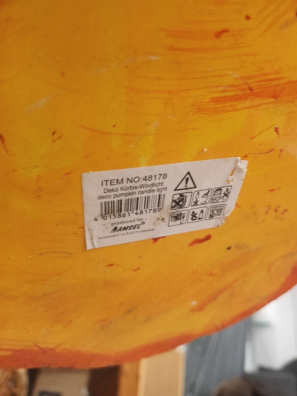 Alle Dekorationen: Dekokürbis Halloween Kürbis Laterne – Gebraucht aus Tuggen von Zweitechanceboutique 3