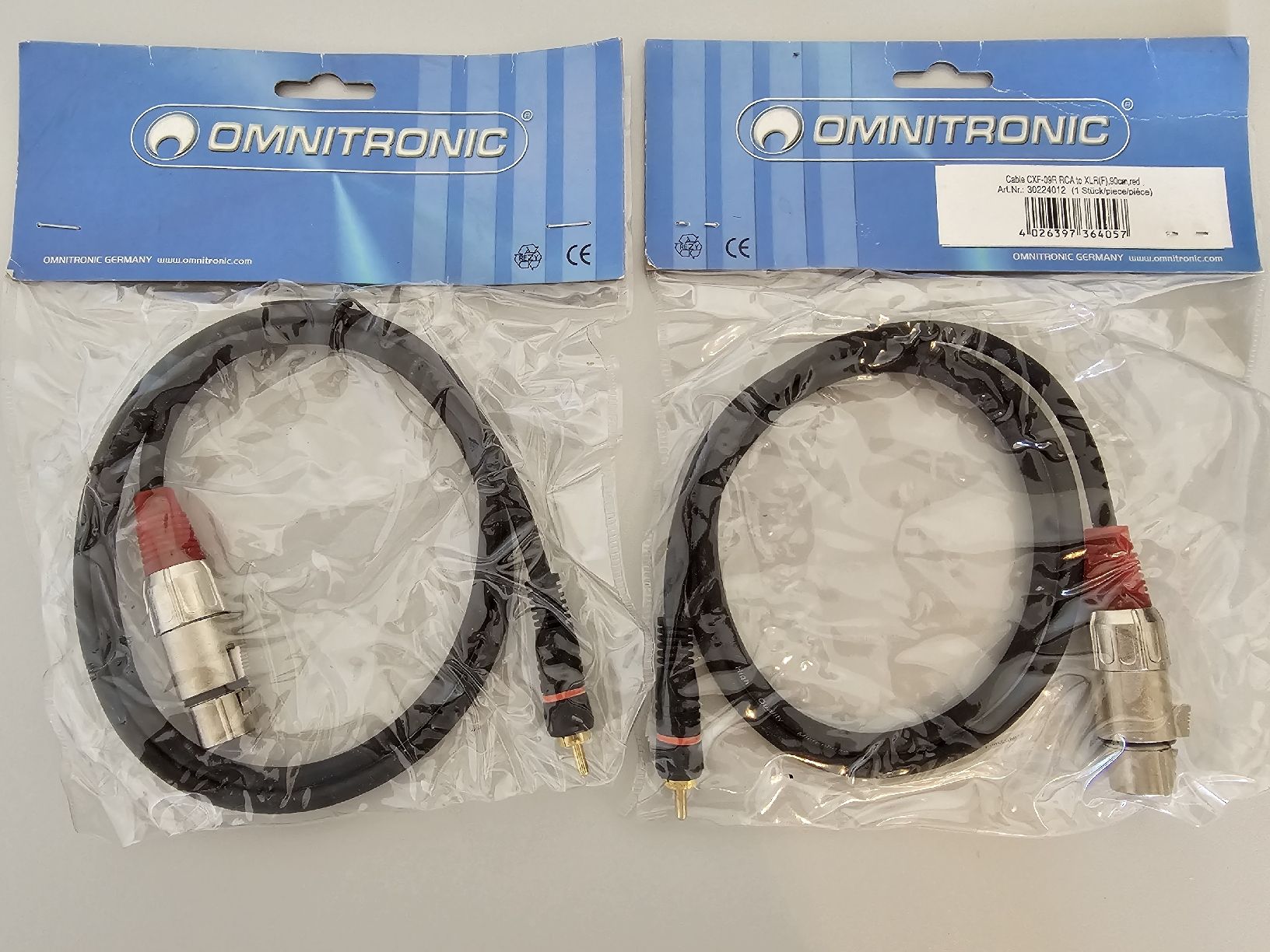 Cavi: OMNITRONIC Audio kabel – Nuovo e nell'imballaggio originale da Bern venduto da oscarAC