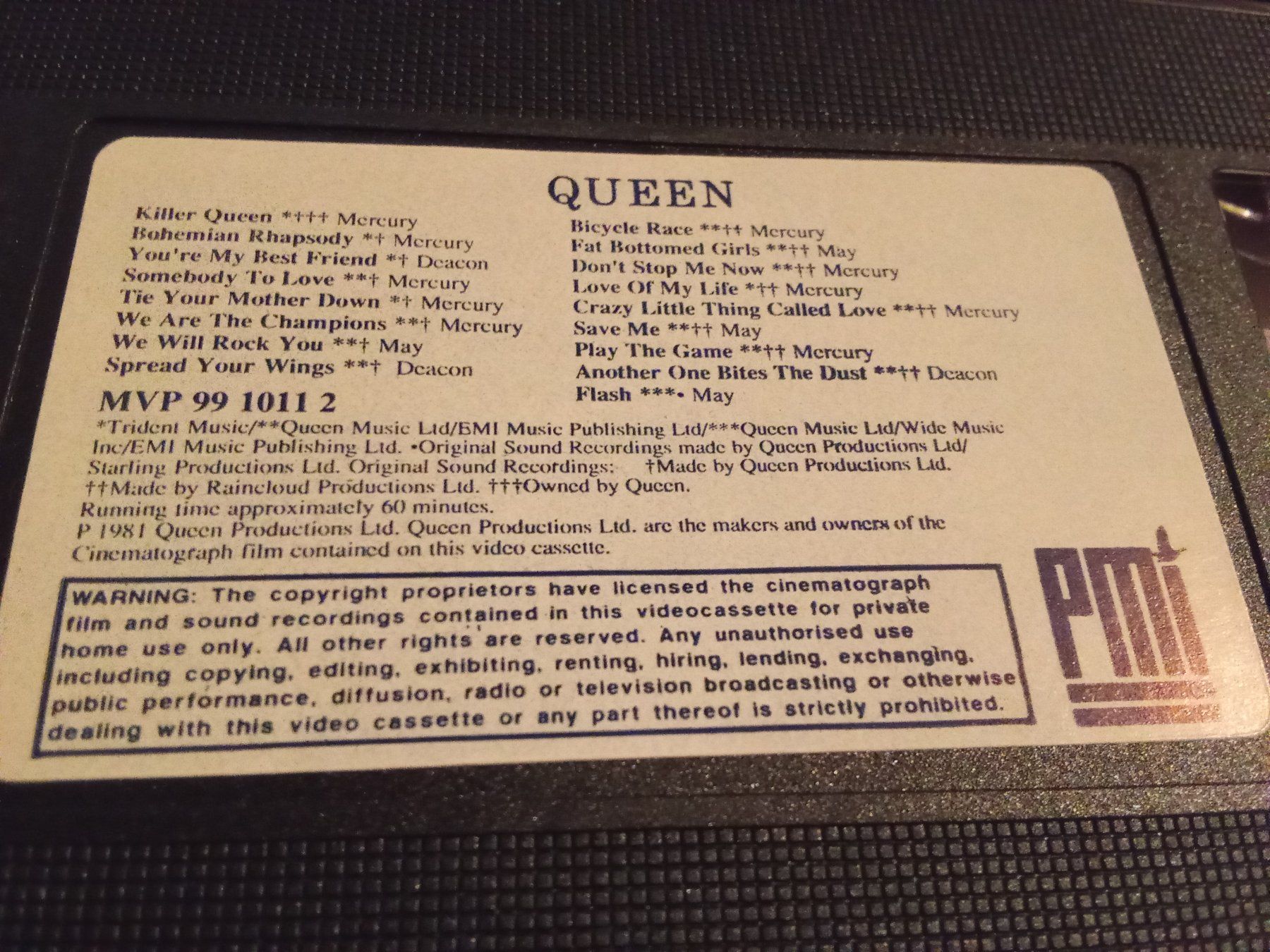 Tutti i VHS: Queen – Greatest Flix VHS – Usato da Remetschwil venduto da Hofiii 1