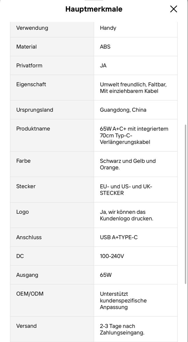 Unità & Adattatore: Multiport USB-C / USB- A Ladegerät 65W weiss – Nuovo e nell'imballaggio originale da Wohlen AG venduto da tiperio 6