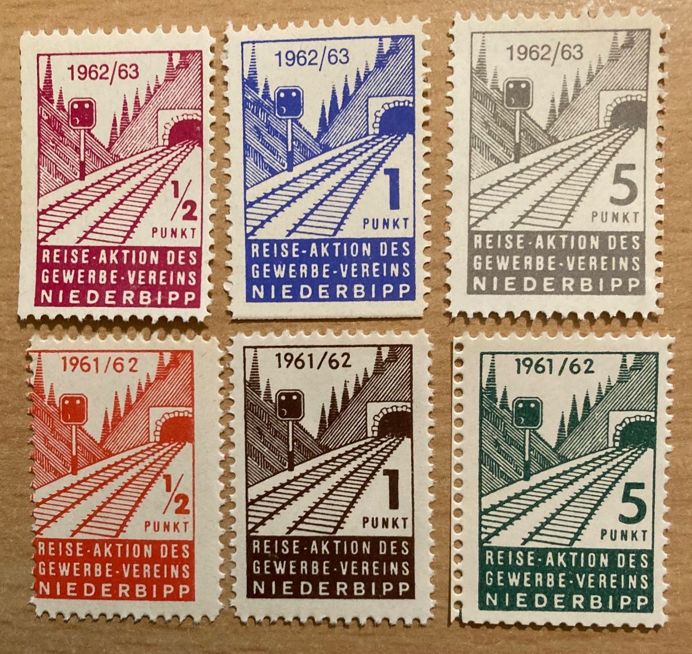Tutti i francobolli: Vignetten Reise-Marken Niederbipp – Usato da Hunzenschwil venduto da zibu88