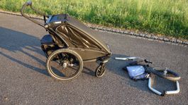 Thule Chariot Sport 1 Kinderanhänger Jogging Kit - Neuwertig