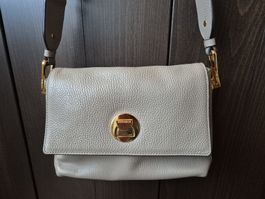 ​Coccinelle Leder Umhängetasche Grau/Taupe – Wie neu!