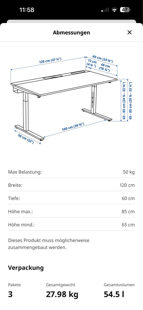 Ikea Scrivanie: Schreibtisch weiss – Nuovo (secondo la descrizione) da Heimberg venduto da milenasarah 2