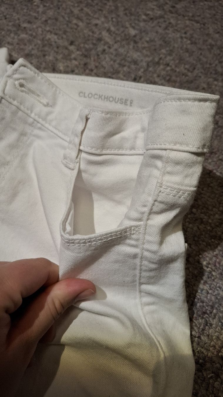 C&A Pantalons: Damen Hose Clockhouse weiss Grösse 40 – Neuf (Voir description) à Schwerzenbach par jol_5sfk 1
