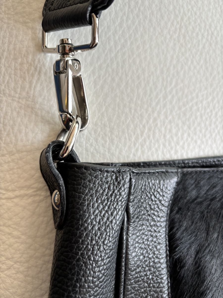 Navyboot Borse da donna: NAVYBOOT - Grand Sac Cuir Noir - Ponyskin – Usato da Chardonne venduto da teenyweeny 8